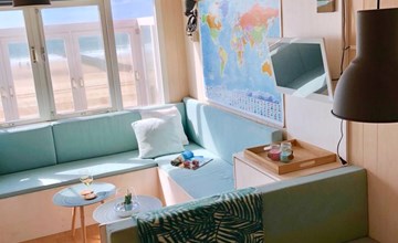 Strandschlafhäuschen bei Dishoek direkt am Meer mit Panoramablick und Terrasse, Nummer 342 2