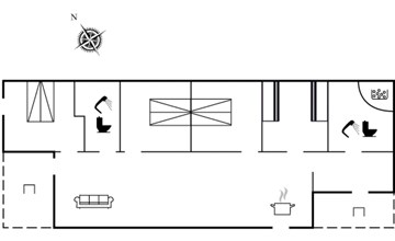 "Elso" - 600 meter van de inham in het Limfjord 2
