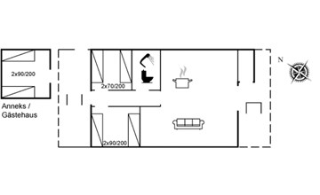 "Irlin" - 600 meter van de zee in NO Jutland 2