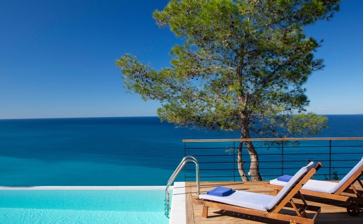 Milos Bay Villas- Brandneue moderne Villa mit spektakulärem Blick auf den Stran 1