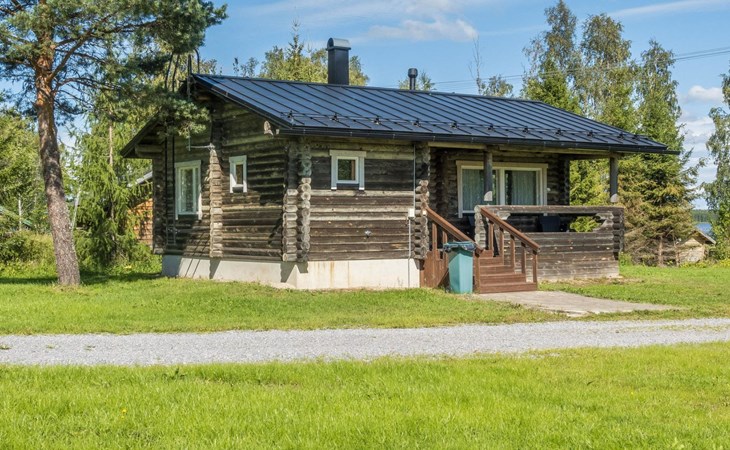 Strandhut in de ochtend 1