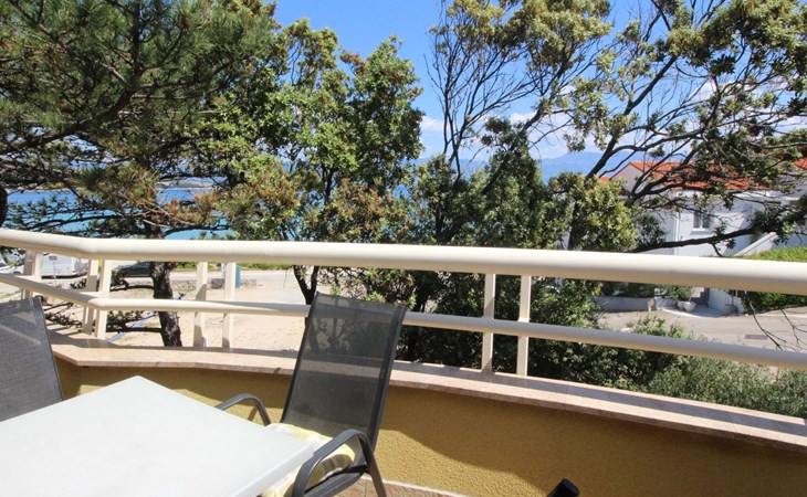 in Baška mit Eigenem Balkon 1