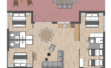 Bos Lodge | 8 personen 3