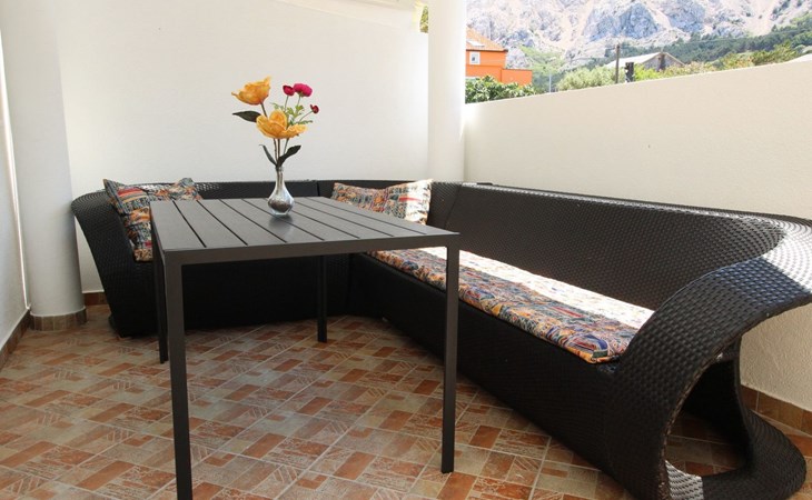 Appartement in Baška mit Eigener Terrasse 1