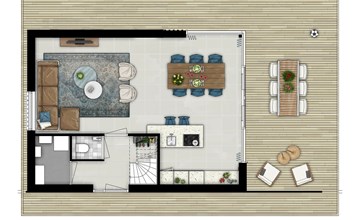 Comfort holiday home for 6 people 3