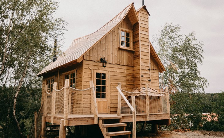 Tree House 1 met hottub 1