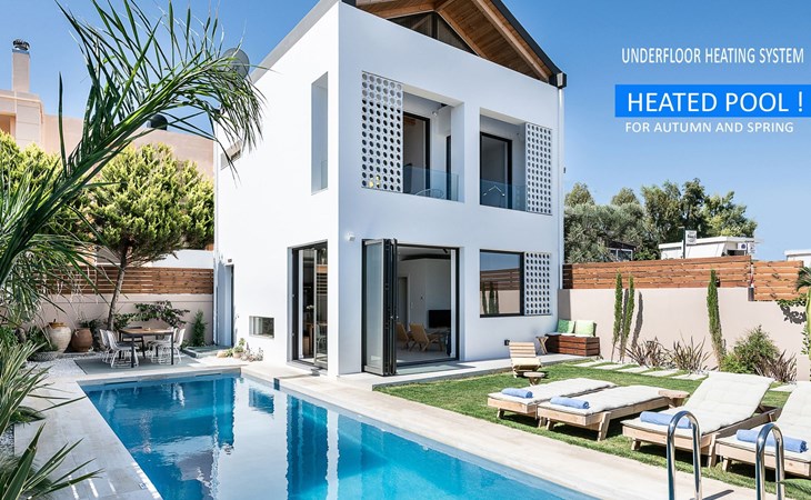 Ferienvilla "Fos" mit Blick auf das Wasser 1