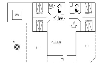 "Clarina" - 800 meter van de inham in West-Jutland 2
