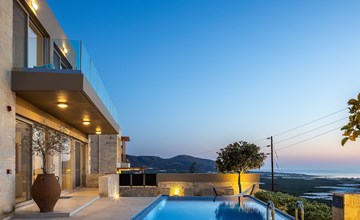 Villa Elpida I Meerblick, ''beheizter'' Pool 2