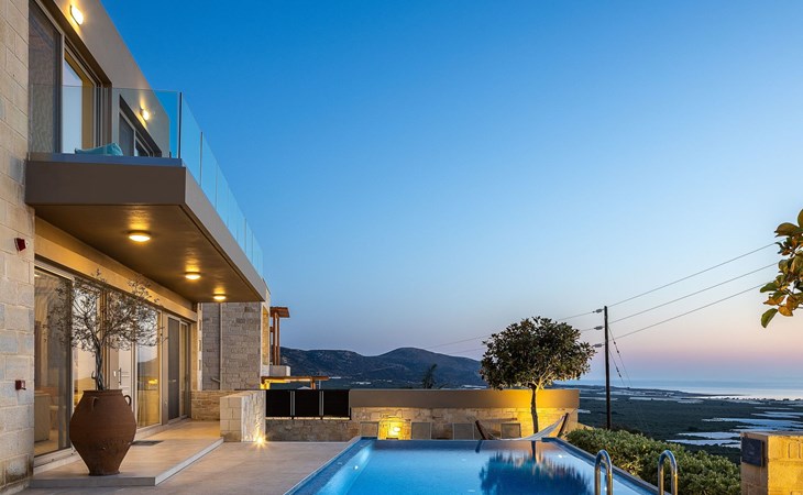 Villa Elpida I Meerblick, ''beheizter'' Pool 1