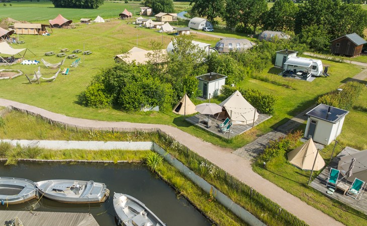 Happy harbour tent with private sanitary facilities | 2-4 pers. 1