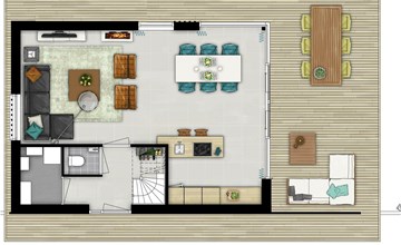 Ferienhaus 6 Personen Luxus  3