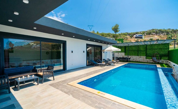Romantische Luxusvilla in Kalkan Islamlar 1