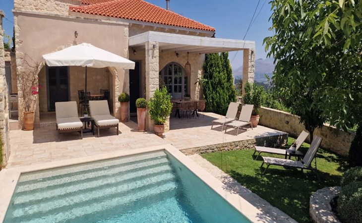 Artemis Apollonas Villa - Luxuriöse Flucht mit Pool 1