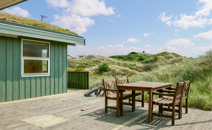 Ocean front home in Saltum with sauna 1