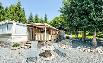Mobilheim mit privatem Premium-Jacuzzi 3