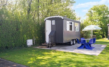 Tiny house Koolmees at Oudesluis campsite 2