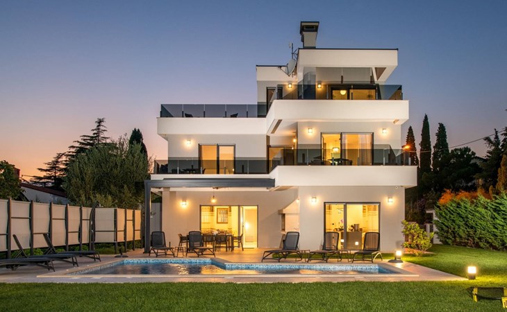 Villa K mit Jacuzzi auf dem Dach und Meerblick 1