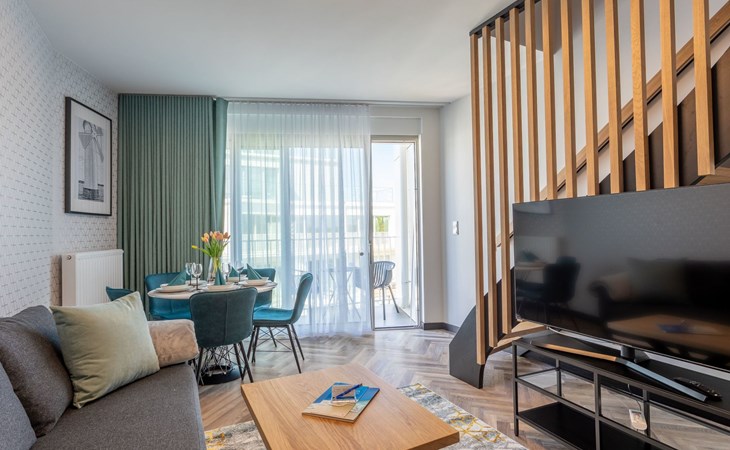 Topmoderne Ferienwohnung Albus 419 1