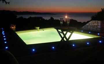 Pont de bateau, Meerblick mit privatem Pool 3