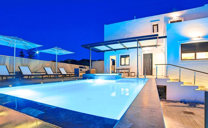 Haus in Kavallos mit privatem Pool und Panoramablick 1