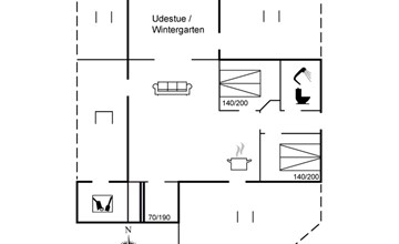 „Titta“ – 150 m bis zur Bucht im Lim Fjord 2