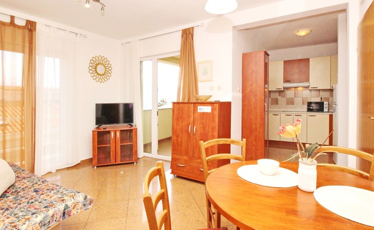 in Baška mit Eigenem Balkon 1