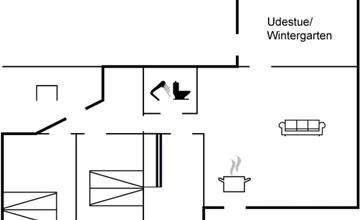 "Waghn" - 800 meter van de inham in West-Jutland 2
