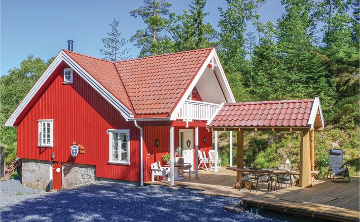 Amazing home in Søndeled with sauna 1