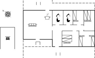 „Clementine“ – 1,2 km vom Meer entfernt in Bornholm 2