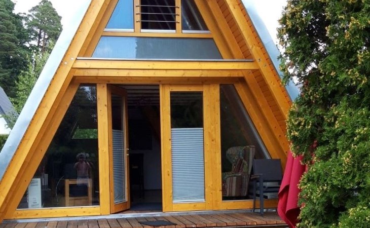 Nur-Dach-Ferienhaus für vier Personen 1