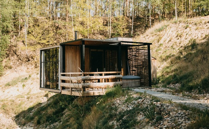 Watercabin with hot tub 1