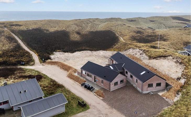 Huis aan het strand in Hvide Sande met sauna 1