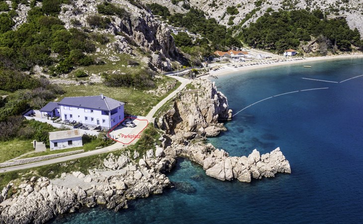 Wohnung in Baška mit Terrasse 1