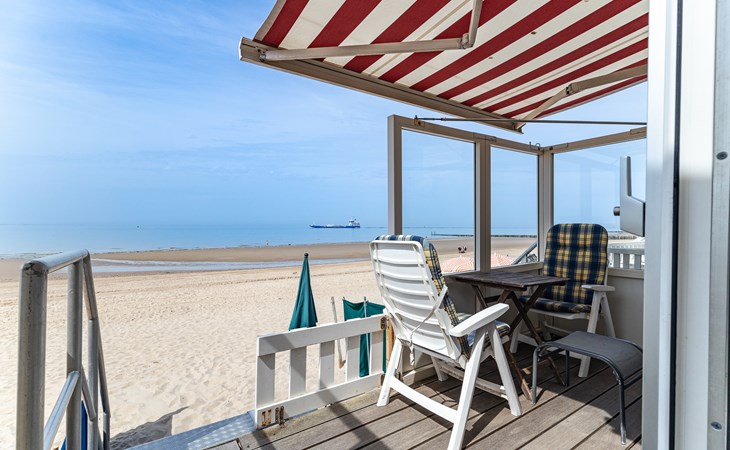 Ferienhäuschen am Strand mit Meerblick in Dishoek I 126 1