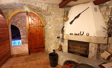 in Lovranska Draga mit großem Kamin 3