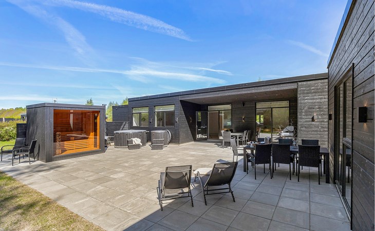 Prachtig huis in Glesborg met sauna 1