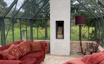 Groepsaccommodatie de Heidebloem 12+2 personen met GLASHUIS 2