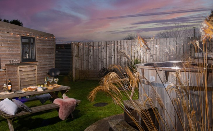 Wheal Rose Hot Tub Lodge 1