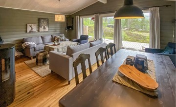 Nice home in åseral with house a mountain view 3