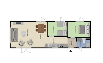 Module Flat Roof 4 personen 2