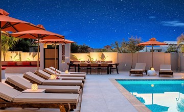 mit Privatpool für 24 Personen in Paralia Kourna, Kreta 2