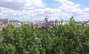 Schöner romantischer Blick auf die Seine 3