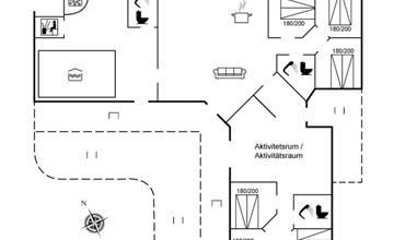 „Lottje“ – 300 m vom Meer entfernt in Lolland, Falster und Mo 2
