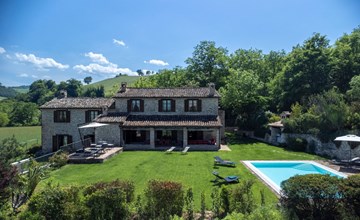 Ca Seppe Marche Ferienvillen, privater Pool 3