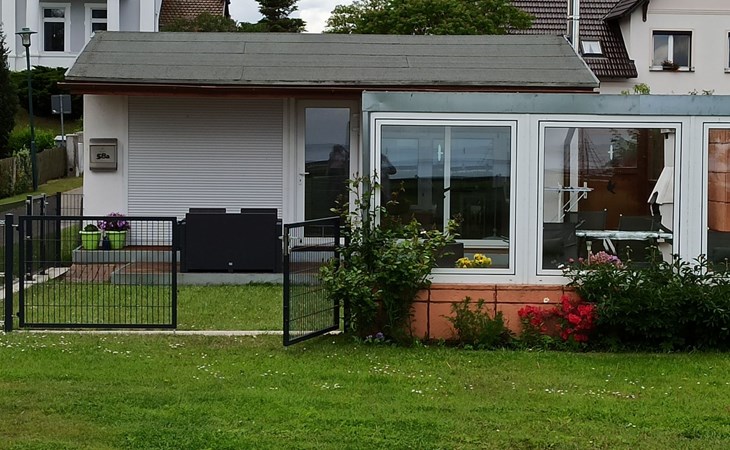 in Altwarp mit Botanischem Garten 1