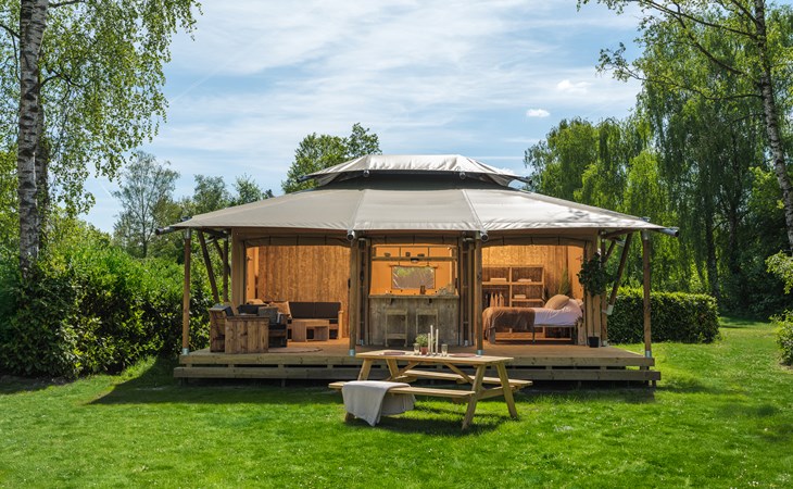 Safarisuite met privé sanitair | 5 Pers. 1