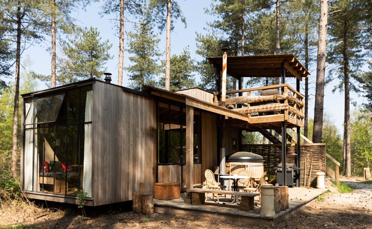 Treetrunk with hot tub 1