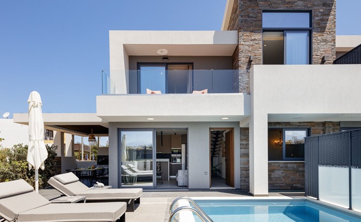 VillAgioi I - Privater Pool und 450m zum Sandstrand 1