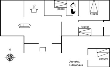 „Fietje“ – 200 m vom Meer entfernt in Seeland 2